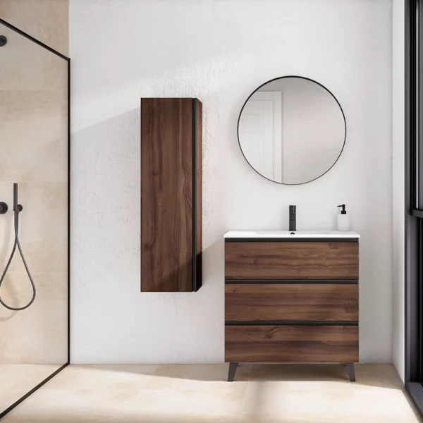 Malaga wood bathroom vanity