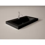 Single Hole Black Nantes Sink